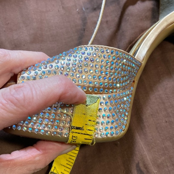 Platform Peep-Toe Sparkly Heels.  Gianni Bini Brand. EUC - Picture 11 of 16